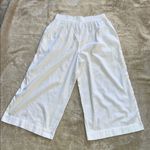 Athleta  White Wide-Leg Cropped Pants‎ Photo 5