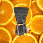 NoBo Sleeveless Black Doily Dress with Brown Belt Size XXL‎ Photo 7