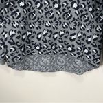 Ann Taylor  LOFT Women's Gray Leopard Print Knit Sweater High Low Pullover Sz S Photo 1
