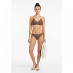 Patagonia  Taupe Brown 2 Piece Bikini Bathing Swim Suit Set M Photo 5