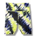 Athleta  SP Elation Leggings Tie-Dye Neon Blue Cobalt 7/8 Petite High Rise Yoga Photo 4