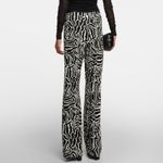 Diane Von Furstenberg NWT Diane Von Furstenburg Capsian Jersey Pants March Tiger Women’s Size M Photo 1