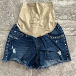 Jessica London Jessica Simpson Maternity Jeans Shorts Size S Photo 3