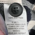 Tradlands Buffalo Plaid Flannel Shirt Black White 100% Cotton Made in USA XS Photo 4