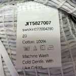 SheIn Multicolor Striped Tiered Smocked Mini Layered Ruffle A-Line Skirt Size M Photo 4