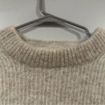Everlane The Oversized Alpaca Crew Sweater Small S Almond Photo 2