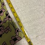 ZARA Floral Jacquard Tank Top Pink Green Floral Small Photo 5