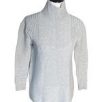 Vince Camuto Ribbed Turtleneck Sweater Gray Size XSmall Photo 5
