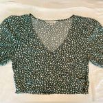 American Eagle  Boho Cowgirl Festival Floral V-Neck Women's Crop Top Photo 5
