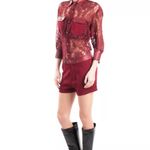 Bloomingdales Philipp Plein Limited Edition Lace & Crepe Playsuit Photo 3