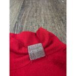 Chico's  Cashmere Blend Red Mock Neck Dressy Sweater Pulllover Size 2 Large 12/14 Photo 1