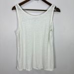 Eileen Fisher PM Linen Tank White Minimalist Soft Luxe Quiet Luxury Essential Photo 7