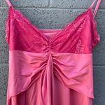 Marciano New Paris Hilton  By Guess Pink Lace Cut Out Flowy Open Back Dress Photo 4