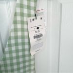 Bershka NWT  Green Gingham Women's Tank Top MEDIUM Photo 1