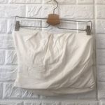 Hinge NWT ‎ ivory draped tube crop top Photo 2