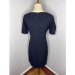 MM.LaFleur ‎ The Gayle Textured Ponte Black Dress Size 2 Photo 3
