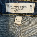 Abercrombie & Fitch Womens the Vintage Straight High Rise Jeans Size 28 Short Photo 3