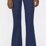 Frame  The Jet Set Flare Jeans Size 30-34 Front Slit Stretch Pull On High Rise Photo 0