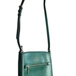 Kate Spade  Sadie North South Crossbody Purse Deep Jade Green Leather K7379 Photo 5
