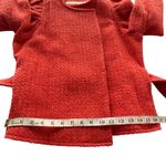 Marie Oliver Jonna Wool Coat Orange Red Tweed Tie Jacket Cropped XS X-Small Photo 12