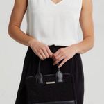 Kurt Geiger  LONDON SURREY Black Shearling Tote Bag Photo 0