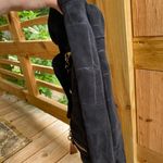 See By Chloe  Cherry two way Suede shoulder bag black gold alligator Photo 3