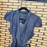 EXPRESS  Chambray Military Style Drees Size Small‎ Photo 2