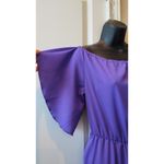 Chicme Women Purple Off the Shoulder Wide Leg Jumpsuit, Size L Size L Photo 2