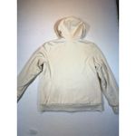 L.L.Bean  Women Cream Fleece Lined Zip Up Hoodie Jacket Size M Casual Outdoor Photo 1