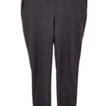 Theory Charcoal Gray Stretch Wool Knit Flat Front Skinny Pants Size 4 Photo 0