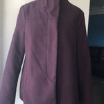 Old Navy  jacket mock neck semi cropped zip up winter fall  purple maroon size S Photo 0