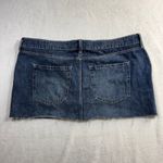 Hollister 18 Denim Micro Mini Skirt Lined Y2K Summer Distressed Fest Streetwear Photo 3