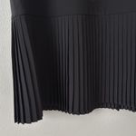 Spanx NWT  XS Yes, Pleats! Black Pleated Hem Tee Shirt Photo 5