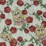 LuLaRoe Carly Miss Piggy dress fromThe Muppets red roses whimsical playful SM Photo 6