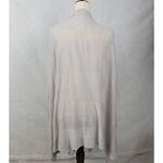 Artisan NY Womens Organic Linen Poncho One Size Gray Lightweight Shrug Cardigan Photo 5