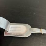 MAC Cosmetics Silver Passport holder and luggage tag travel set new in box rare Photo 4