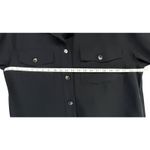 Aritzia Wilfred The Ganna Jacket Womens Large Black Shacket Button Front Pockets Photo 7