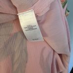 J.Jill  Tunic Dress Sz LG Seashell Paradise Tropical Floral Pink Bell Sleeve Photo 10