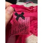 Victoria's Secret  Sexy Little Things Lace Babydoll Slip Pink Red Bows Small Photo 3