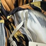 Anthropologie Somerset Romper In Ikat Print Bronze Size XS NWT Photo 6