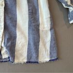 Tommy Bahama Rugby Beach Striped Print Boyfriend Cover-Up Shirt Photo 8