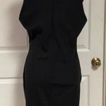 Cato blk sleeveless dress w/faux leather sides. M Photo 2