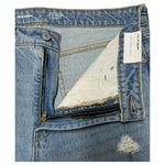 Old Navy New Old Jeans Navy Womens 10 Extra High Rise Sky Hi Wide Leg Raw Hem Light Blue Photo 2