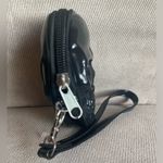 Black Glossy Molded SKULL Shaped Wristlet Coin Purse w/ Removable Strap NWOT Photo 3