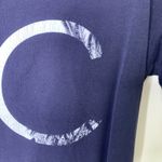 Baldwin KCUS Navy Blue V Neck T Shirt Distressed Tropical Sz Medium Photo 8