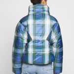 American Eagle NWOT AE 80’s Puffer coat Jacket in plaid Photo 4