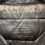 Andrew Marc | M | Premium Down Black Lightweight Packable Hooded Puffer Jacket Photo 2