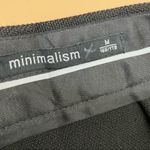 Rickrack Black Cropped Trousers Mixseven Minimalism‎ Ricrac Dressy Pants Medium Photo 3