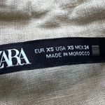 ZARA ✰  tan linen overshirt ✰ Photo 3