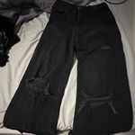 Garage Black  Jeans Straight Vintage Denim Distressed Photo 1